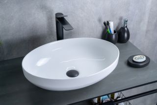 Раковина Gid D1469 51196 накладная белая 50x36x14.5